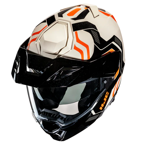 HJC i80 VELLY HELMET 2025 in Beige/Orange