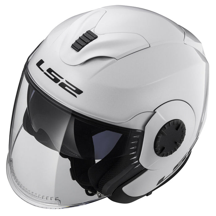 LS2 VERSO SOLID HELMET 2026 in White