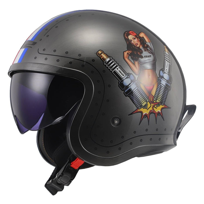 LS2 SPITFIRE SPARK HELMET 2026 in Brush