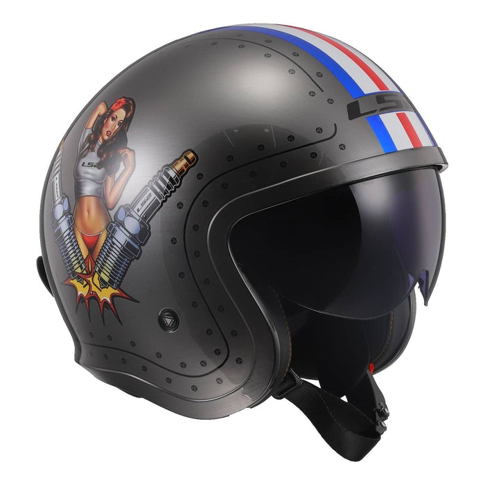 LS2 SPITFIRE SPARK HELMET 2026 in Brush