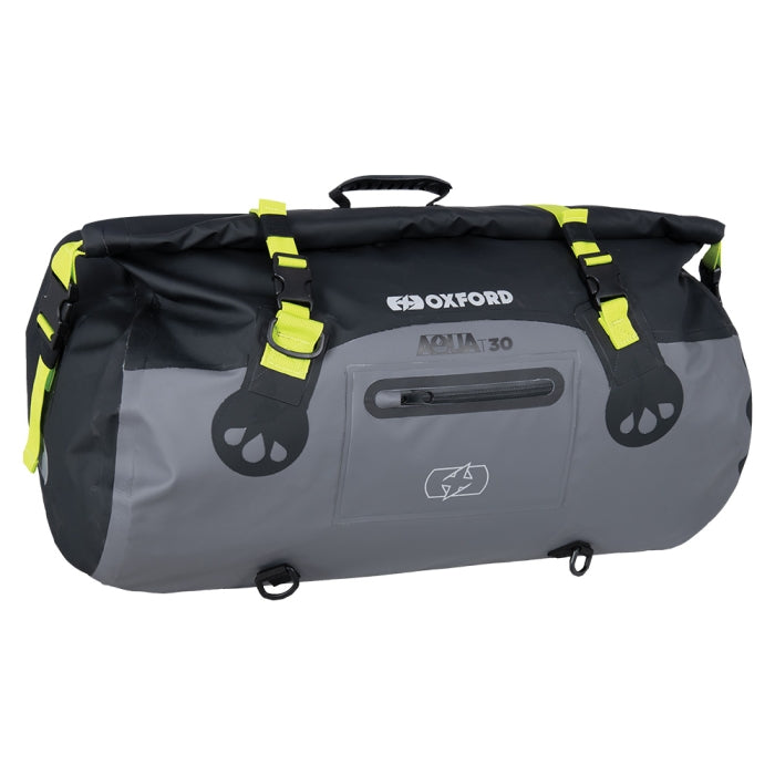 OXFORD AQUA T ROLLBAGS 30L 2026 in Black/Gray/Fluo