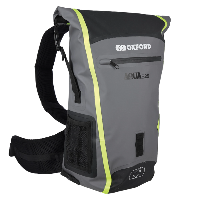 OXFORD AQUA B-25 BACKPACKS 2026 in Black/Gray/Fluo
