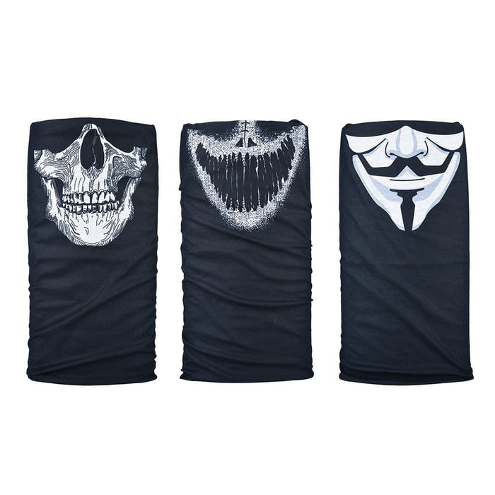 OXFORD COMFY MULTI-FUNCTIONAL HEAD & NECK TUBE in Black/White