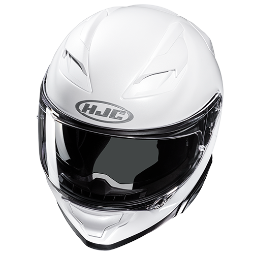 HJC F71 Solid Helmet in Pearl White