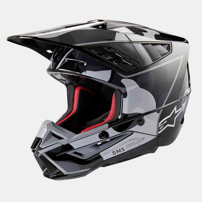 ALPINESTARS SM-5 ROVER 2 HELMET 2025 in Black/Silver