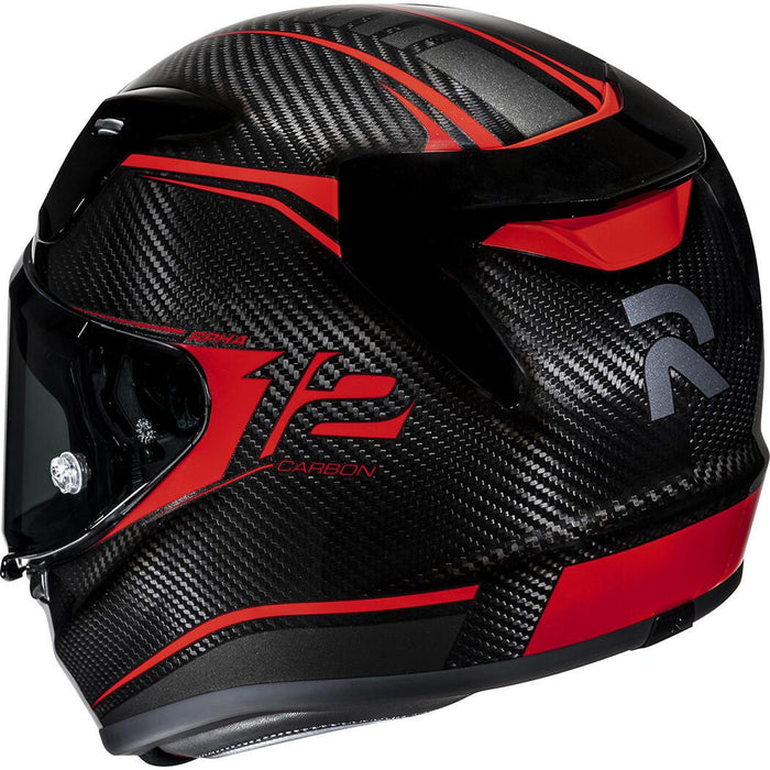 HJC RPHA 12 CARBON KERES HELMET 2025 IN Black/Red