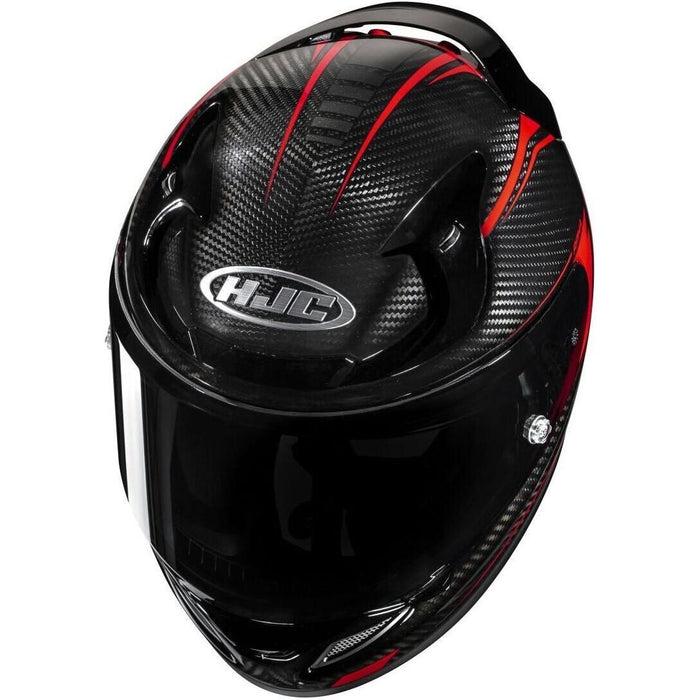 HJC RPHA 12 CARBON KERES HELMET 2025 IN Black/Red