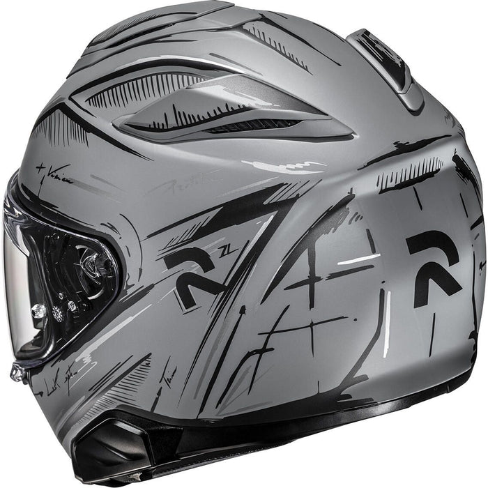 HJC RPHA 71 TETH HELMET 2025 IN Semi-flat Silver