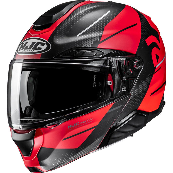 HJC RPHA 91 Blat Helmet 2025 in Semi-flat Red/Black
