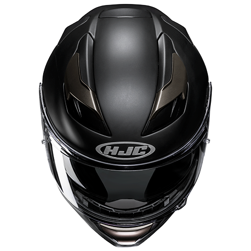 HJC F71 Solid Helmet in Semi-flat Black Titanium