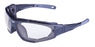 GLOBAL VISION PHOTOCHROMATIC SUNGLASSES in Shorty Matte Black - Photochromatic Lens