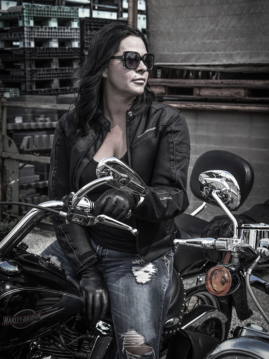 HELGRADE LIVELY WOMEN'S MESH JACKET in Black