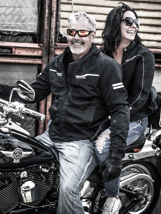 HELGRADE FREEMAN MEN'S MESH JACKET in Black