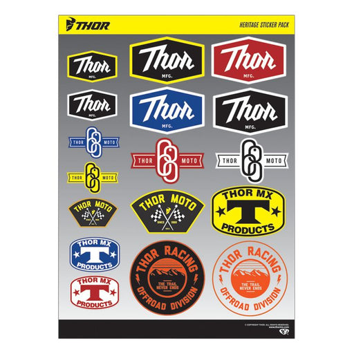 Thor Heritage Decal Sheets