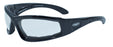 GLOBAL VISION TRIUMPHANT SUNGLASSES in Black - Clear Lens