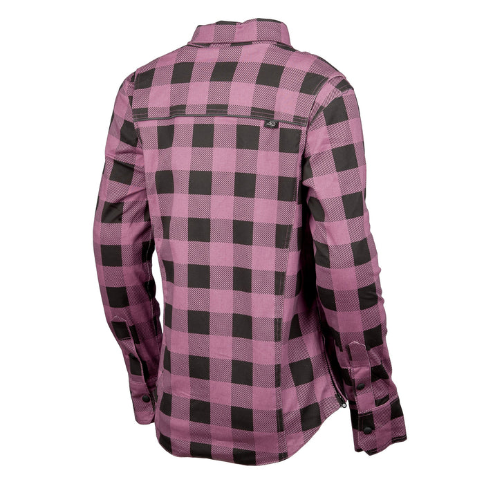 Speed and strength Women's Speed Society Armoured / Reinforced Moto Shirt 2025 in PLUM