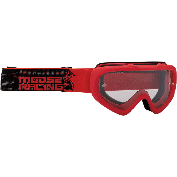 MOOSE YOUTH QUALIFIER GOGGLES in Red