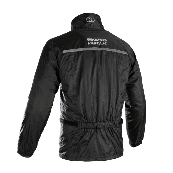OXFORD RAINSEAL OVER JACKET in Black