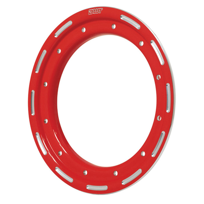 DWT Racing Beadlock Ring in Red Powder Coat