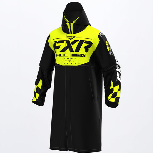 FXR Warm-up Youth Coat in Black/Hi Vis
