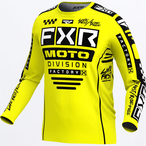 FXR Podium Gladiator MX Jersey in Yellow/Black