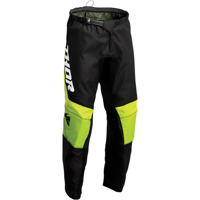 Thor Youth Sector Chev Pants in Black/Green 2022