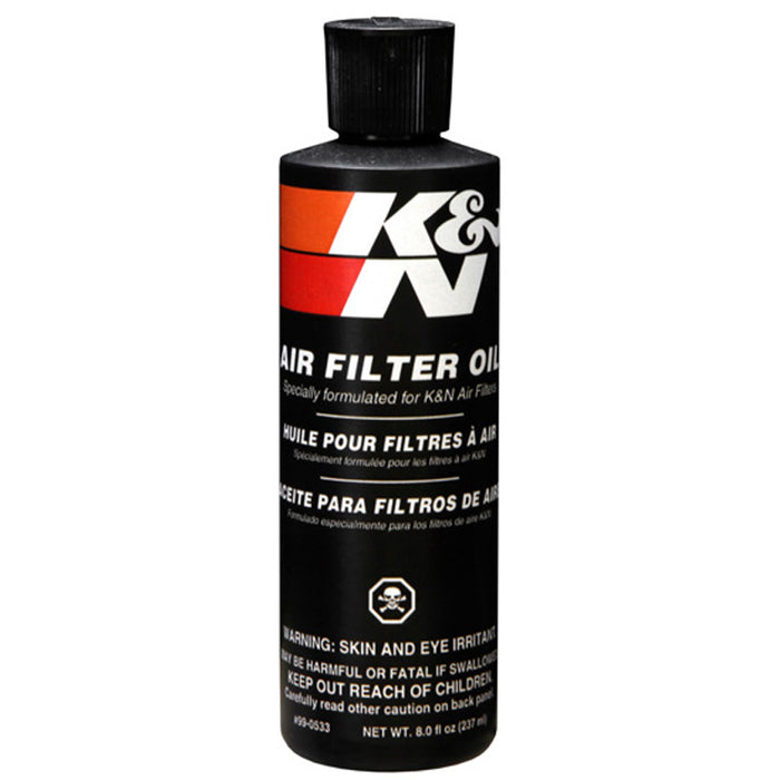 K&N Filter Charger Oil 8-oz squeeze bottle - Red