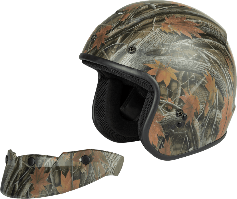 GMAX GM-35 Leaf Camo Helmet