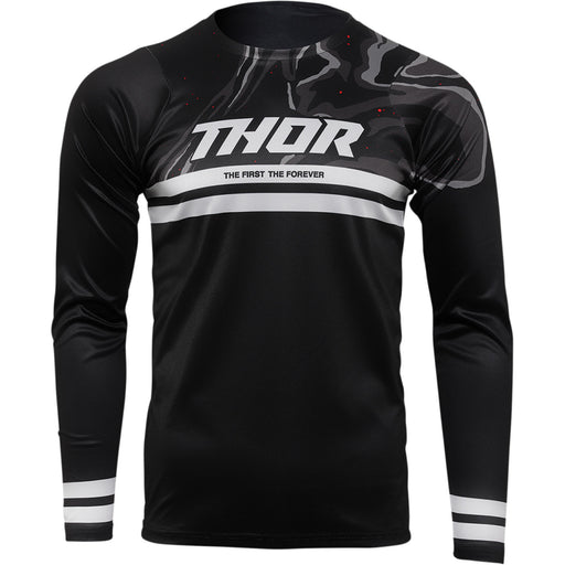 Thor Assist Banger MTB Long-sleeve Jersey in Black