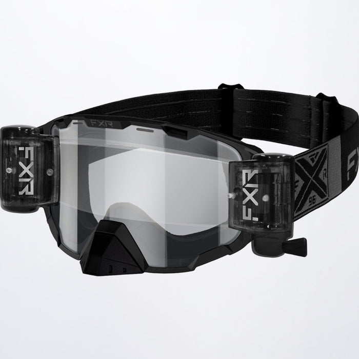 FXR Maverick Roll-Off MX Goggles in Black Ops