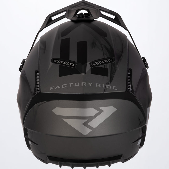FXR Clutch Smoke Helmet in Silver