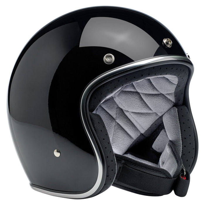Biltwell Bonanza Solid Helmet on Gloss Black