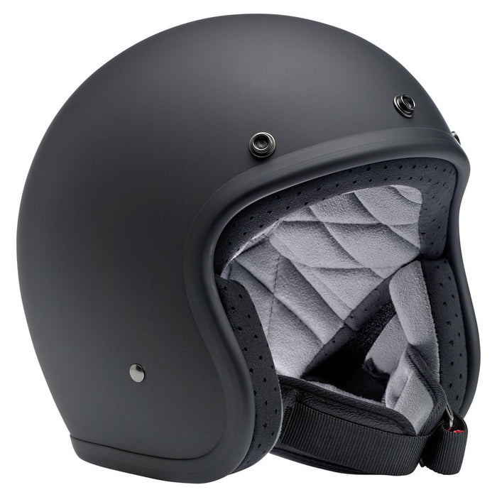 Biltwell Bonanza Solid Helmet on Flat Black