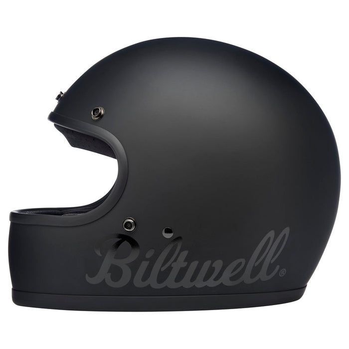 Biltwell Gringo Flat Black Factory Helmet 2022