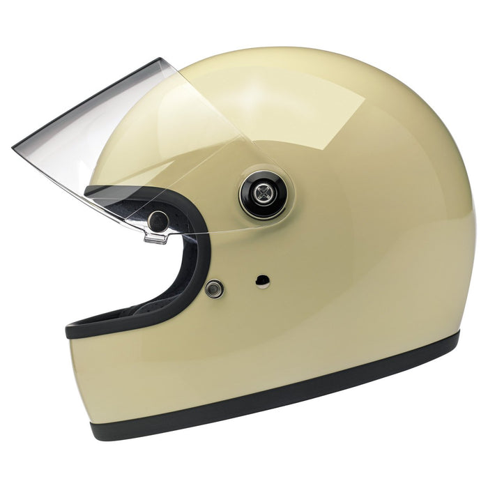 Biltwell Gringo S Solid Helmet in Gloss Vintage White 2022