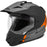 GMAX GM-11 Scud Dual Sport Helmet in Matte Black/Orange/Grey