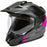 GMAX GM-11 Scud Dual Sport Helmet in Black/Pink/Grey