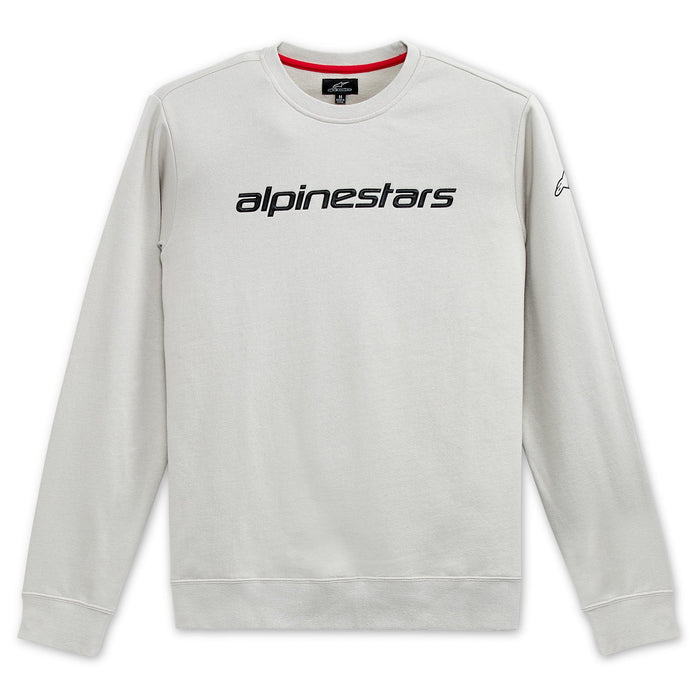 ALPINESTARS Linear Crew Fleece in Silver/Black