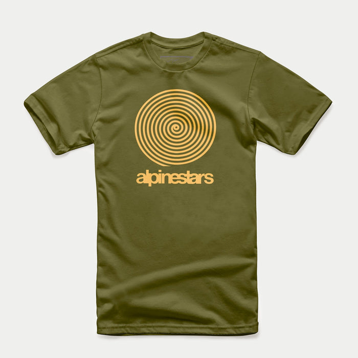 Alpinestars Real Spiral T-shirt in Military/Gold