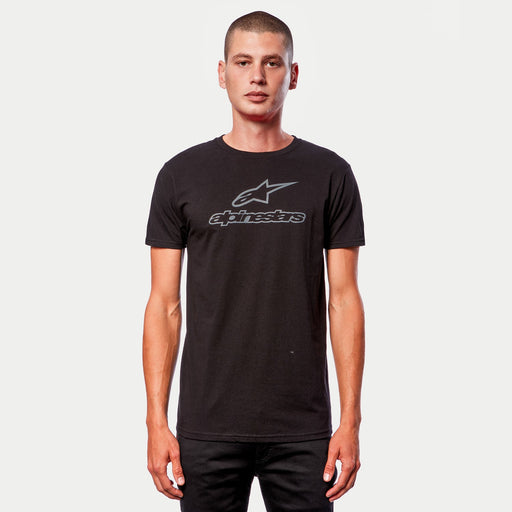 Alpinestars Wordmark Combo T-shirt in Black/Gray