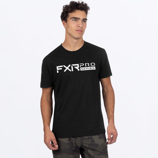 FXR Pro Series Premium T-shirt in Black/White
