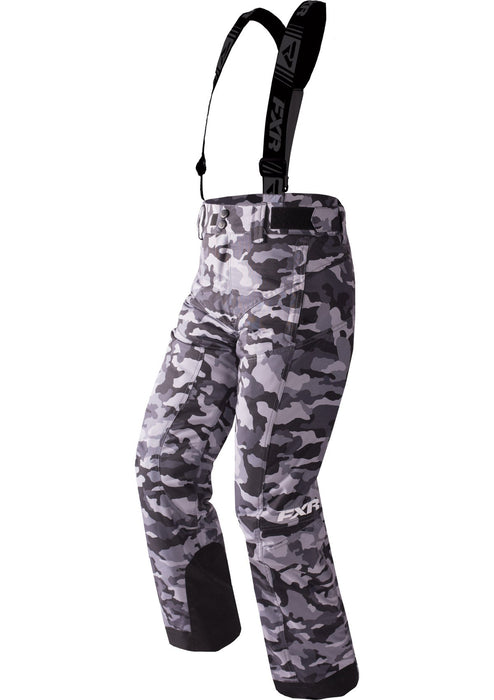 FXR Squadron Youth Pant in Grey Urban Camo