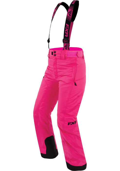 FXR Squadron Youth Pant in Fuchsia