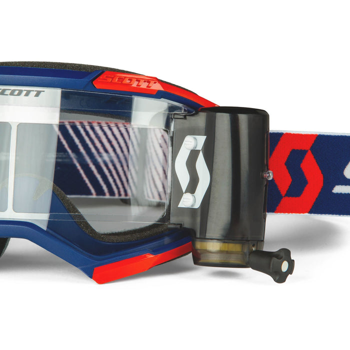 Scott Fury WFS Goggles in Red/Blue - Clear Works 2022