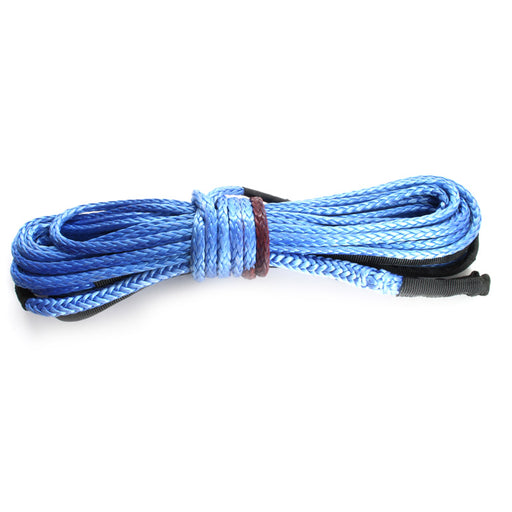 KFI 15/64” X 38’ Synthetic Winch Line - BLUE