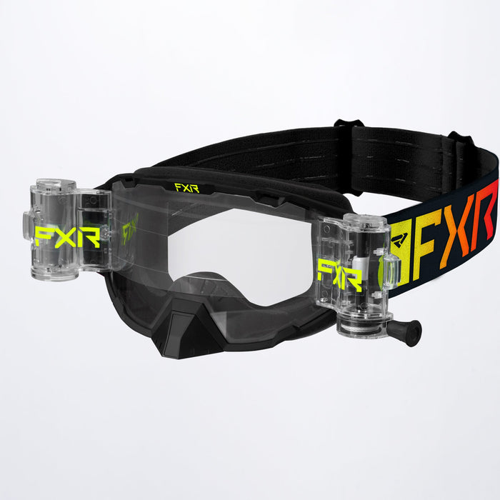FXR Maverick Roll-Off MX Goggle in Inferno