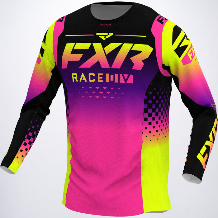 FXR Revo LE MX Jersey in Neon Fusion