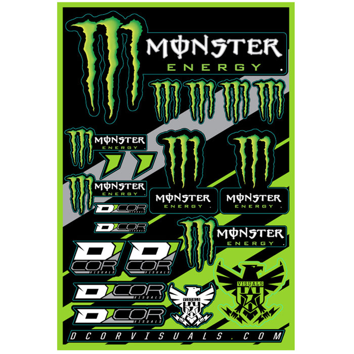 D'COR Visual Sheets - MISC 4 mil -  Monster Energy