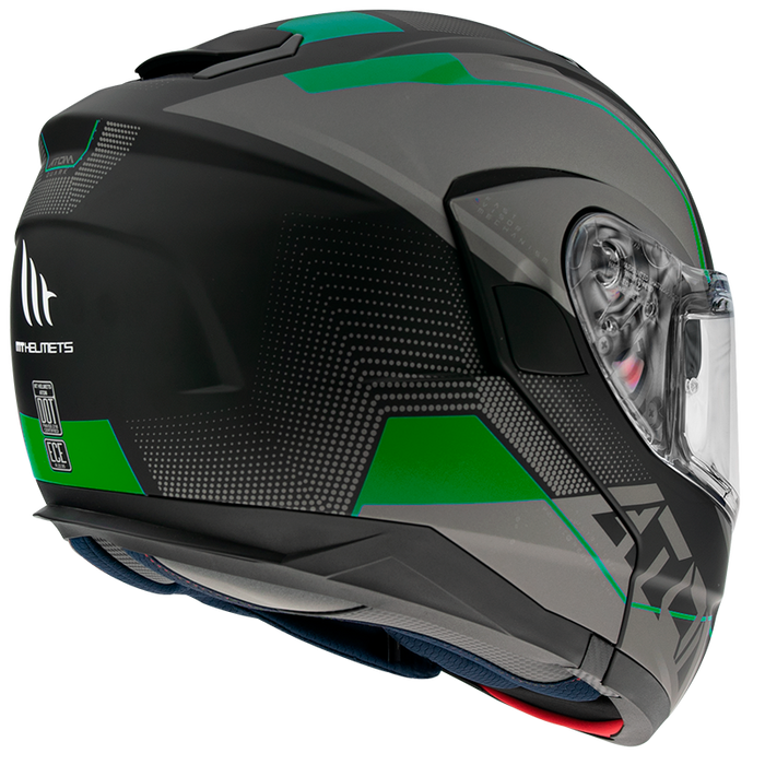 ATOM SV Quark Helmet in Green Hi-Viz