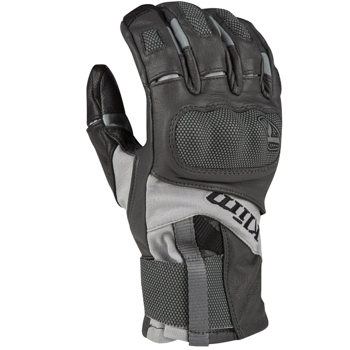 KLIM Adventure GTX Short Gloves in Asphalt